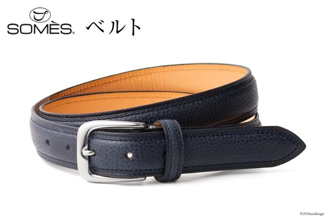 SOMES ベルト 本革 ギャロップ GL-11(ネイビー) [ソメスサドル SOMES ベルト 本革 ギャロップ GL-11(ネイビー) [ソメスサドル