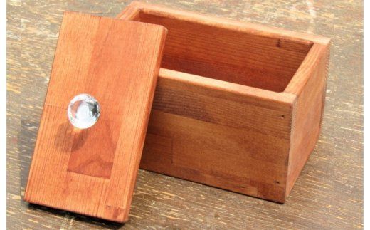 099H2091 手作り木製マスクストッカー「チェリー」クリスタルノブ仕様