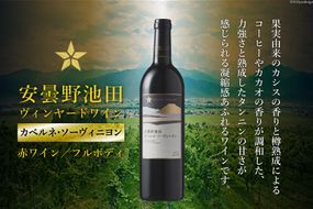 赤ワイン サッポロ グランポレール 安曇野池田ヴィンヤード「カベルネ・ソーヴィニヨン」750ml [池田町ハーブセンター 長野県 池田町 48110608] 赤 ワイン フルボディ 濃厚 凝縮 お酒 酒