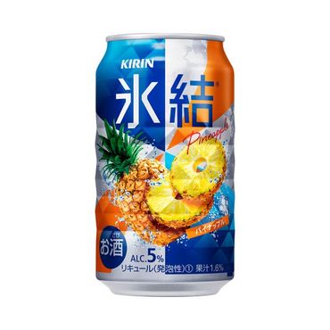 2185.キリン氷結　パイナップル　350ml　1ケース（24本）【お酒　チューハイ】