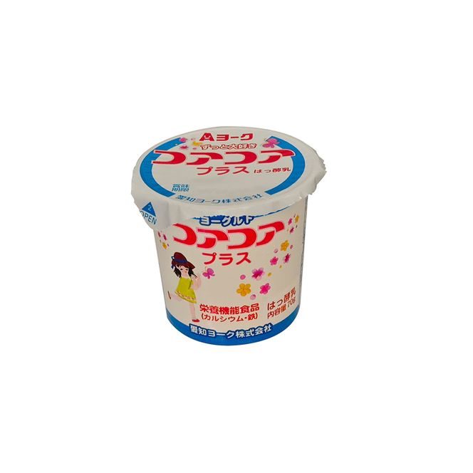 【6ヶ月定期便】愛知ヨーク　コアコアプラスヨーグルト　20個入［108A12-T］ヨーグルト コアコアプラスヨーグルト 20個入 愛知ヨーク定期便 カルシウム 鉄分 カップヨーグルト 朝食 スイーツ