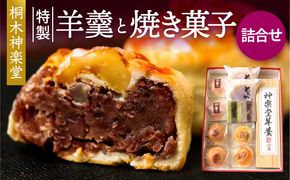 特製羊羹と焼き菓子(最中・桐華・深山・とこしゑ・栗万頭)詰合せ_M058-001_01