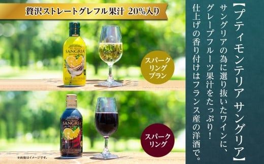 プティモンテリア スパークリング ロゼ 6種 飲み比べ 24本入 モンデ酒造 177-4-032