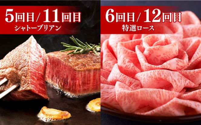 【全12回定期便】博多和牛 贅沢 食べ比べ 4人前 ( ステーキ すき焼き しゃぶしゃぶ ハンバーグ ) 《築上町》【久田精肉店】 肉 和牛 牛 精肉[ABCL159]