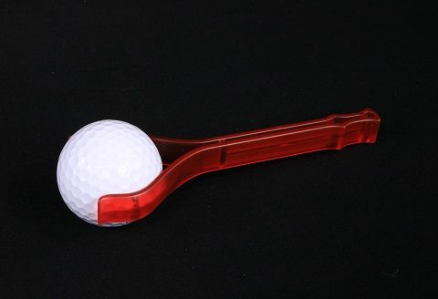 583.ボールピッカー（クリスタルレッド／ボールピッカー付き）