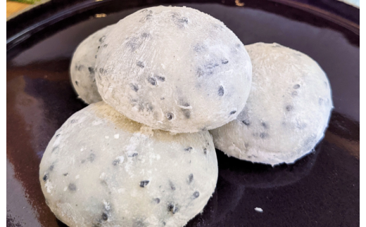 099H4034 老舗の杵つきたて生丸餅 合計 約1.8kg 黒胡麻入り