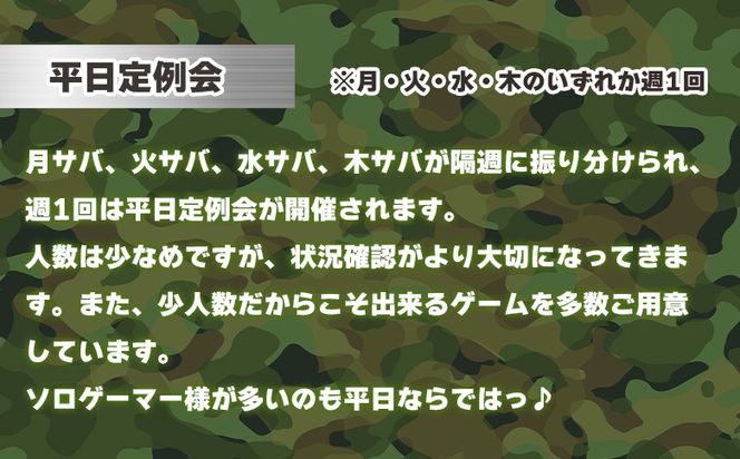 サバイバルゲーム 平日定例会 lo-0002