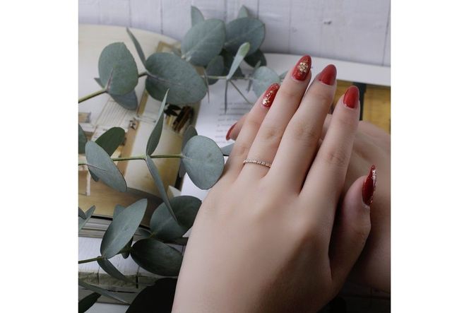 【M62-001】舞ピンクゴールド ダイヤモンド0.1ct