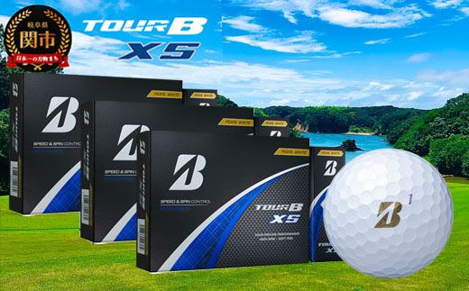 [2024年モデル]TOUR B XS パールホワイト 3ダース 〜ゴルフボール ブリヂストン ツアービー まとめ買い 大量〜
