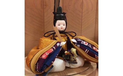 143.伝統工芸士 蘇童のひな人形『手まり雛 ころろ』令和親王飾り　匠セット