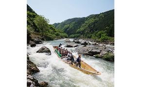 保津川下り乗船券ペアチケット(大人2枚） ≪京都 観光 郊外 体験 急流 嵐山≫