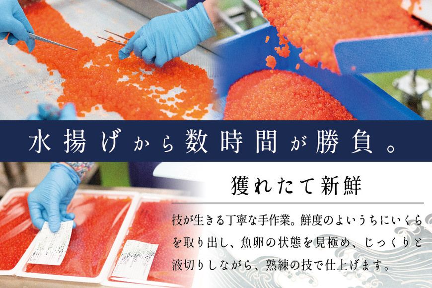 贅沢堪能！北海道産 鮭いくら醤油漬け4.0kg ！ (250g×4パック) 4ヶ月 定期便 全4回＜いくら丼36～48杯分！＞　 鱒（マス）ではなく、北海道産の鮭（サケ）のいくらです