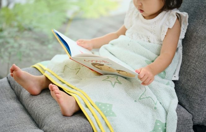 TTT0002 【高島屋選定品】泉州タオル おくるみ２枚（ブルー＆グリーン）【タオル 国産 シンプル 日用品 ベビー】