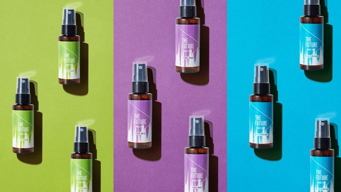 THE FUTURE (ザフューチャー) マスクスプレー 48ml(シトラスリフレッシュ&ハーバルリラックス&ティーツリーペパーミント)  3本×1セット アロマ 香り 抗菌 除菌 消臭 におい 携帯用 日本製 [BX021ya]