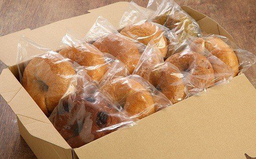わっぱ堂のふわもちベーグル3ヶ月≪定期便≫　8個×3ヶ月 パン 自家製 個包装 焼きたて 便利 グルメ 高リピート 食べ比べ 詰め合わせ 朝食 おやつ ぱん 食品 瞬間冷凍 　H049-035