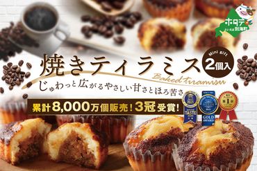 【2024年5月末まで】焼きティラミス 2個入り【SZ0000007_005】【シーキューブ】（株式会社シュゼット）