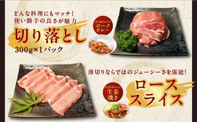 099Z137 丸善味わい加工 国産 豚肉 4種セット 定期便 1.2kg×3回 小分け【毎月配送コース】
