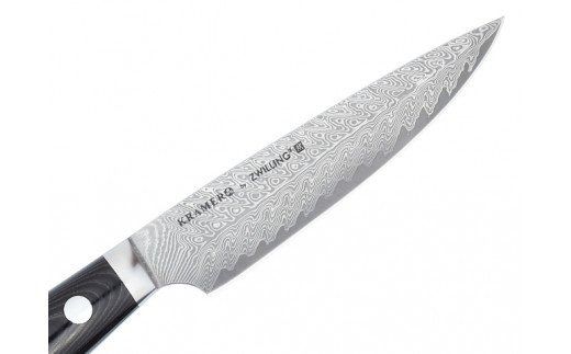 Zwilling ツヴィリング 「 ボブ・クレーマー ユーロ ステンレス ユーティリティー 130mm 日本製 」 ダマスカス ペティ 多層鋼 岐阜県関市製 【日本正規販売品】 Bob Kramer Utility 34890-131