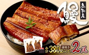 初音の厳選高知県産うなぎ蒲焼き２尾　 hn093!