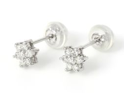 プラチナダイヤ ピアス トータル 0.2ct E280DI-P ダイヤ プラチナ ジュエリーアクセサリーレディース ギフト 贈り物 プレゼント 記念日 ケース付 鑑定書 保証書 華奢  [C2205]