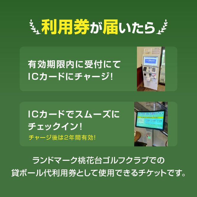 ゴルフ練習場 利用券3,000円分［130G01］