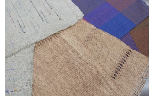 さをり織り テーブルマット 2枚《築上町》【(有)とよべ呉服店】[ABBL001]