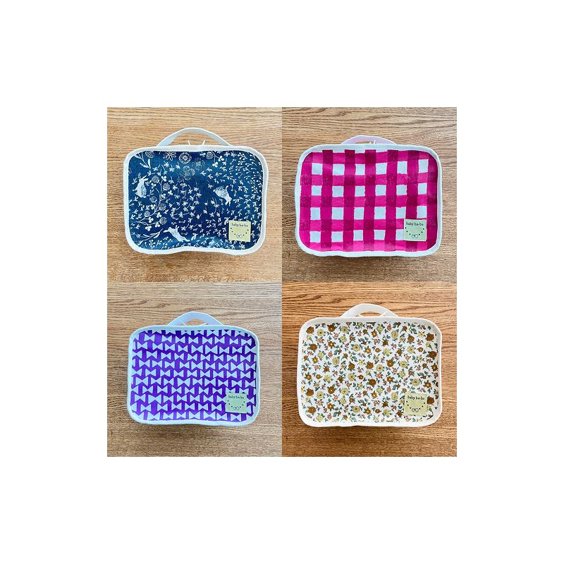 たった90g!めちゃ軽おむつポーチ(うさぎ/チェック/リボン/花柄)[ベビー用品][135B04]baby ba-ba ベビー用品 赤ちゃん おむつポーチ おむつ入れ ポーチ 出産祝い 手作り