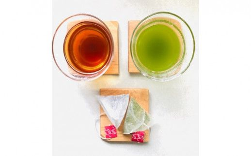S49 熊本県産レモングラスをブレンドしたさしま茶＆さしま和紅茶ティーバッグセット