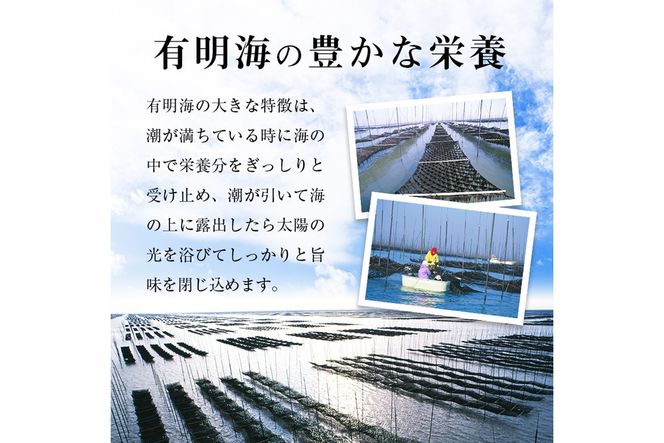 【A5-466】有明海産一番摘み 焼き海苔 2切7枚×9袋（63枚分）【福岡有明のり】