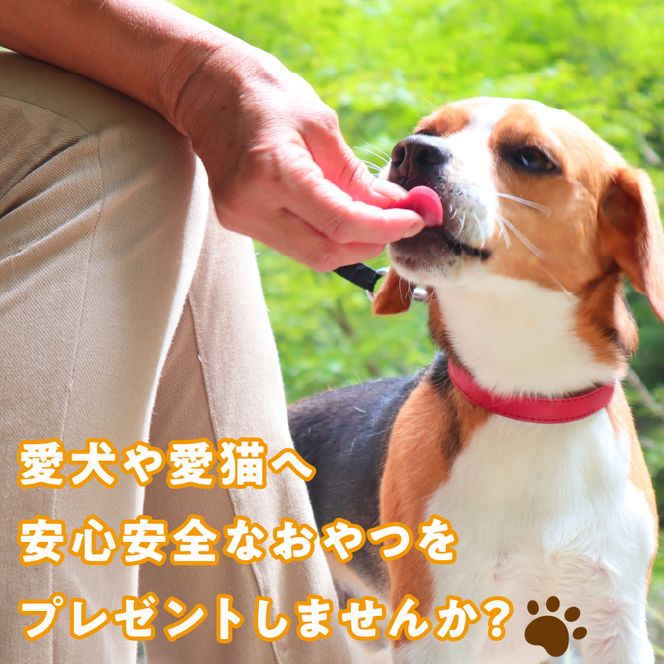 犬猫用　国産無添加おやつジャーキー　豚豆腐サンド（肉）［143O17］