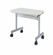 スタックテーブル 750×450 KV7545-NW（2.ネオホワイト）スタッキング デスク キャスター テーブル 愛西市 / タック株式会社[AEAH016-2]