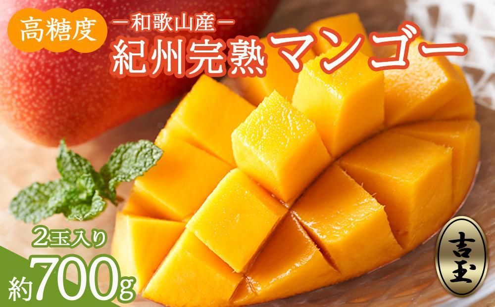 ◆先行予約◆和歌山県産 紀州完熟マンゴー『吉玉』2玉入り[2026年7月下旬から8月下旬頃順次発送予定][MG19] 303446_AB96010