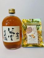 「和歌山　じゃばら　うめ酒　720ml 」と「じゃばらドライフルーツ40g」 303446_BF90002