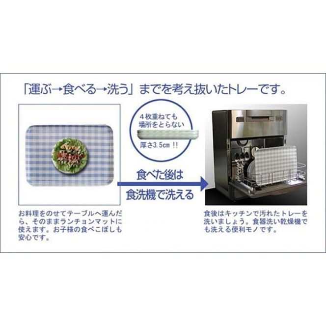 【ピンク2枚組】ST ランチョン トレー M 33cm ミルキー チェック タツクラフト 【Tk75】 303446_DA90035VC02