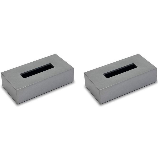 ティッシュBOX メタリカ SV 2個組 タツクラフト 【Tk137】 303446_DA90060