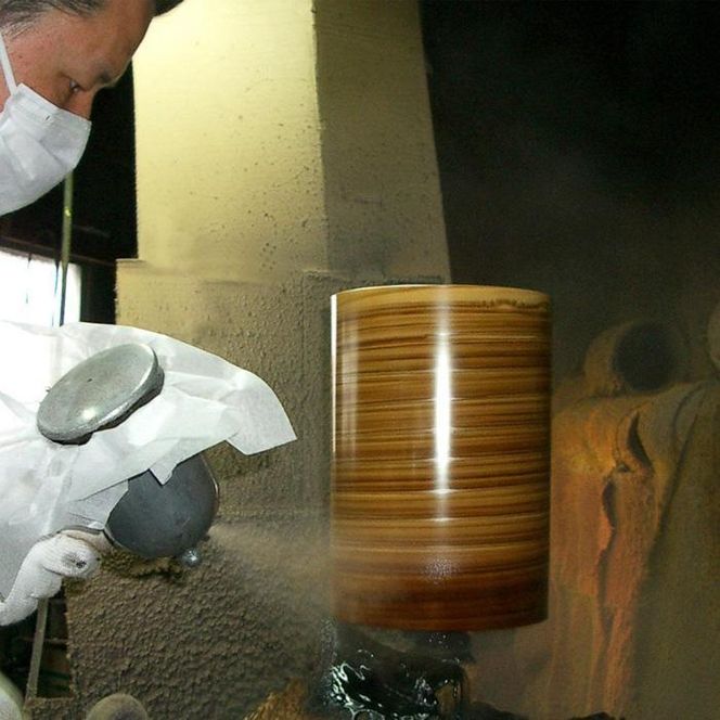 タツクラフト 杢目塗り ダストボックス S ひのき杢 3.4L 2個組 【Tk330】 303446_DA90135