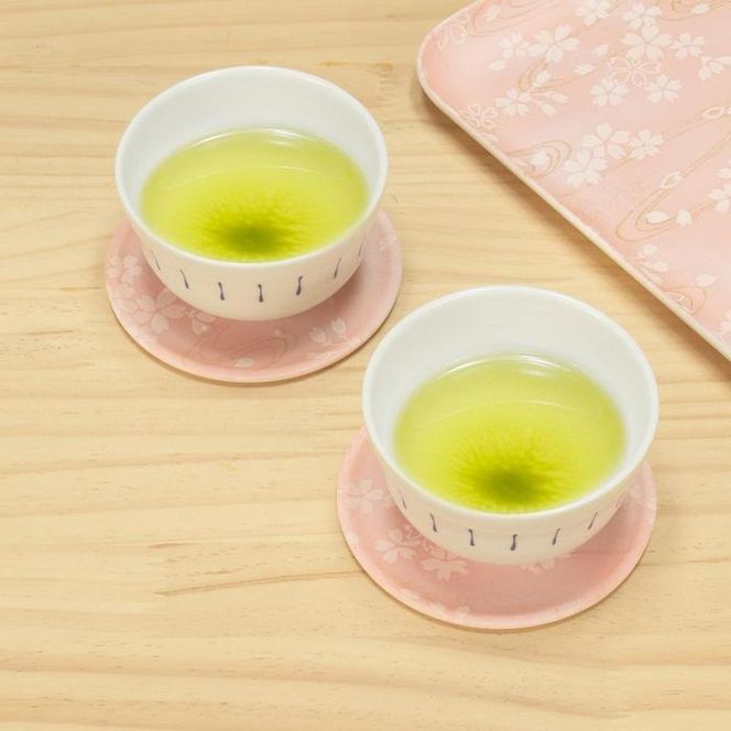 タツクラフト 友禅和紙コースター 5枚セット 桜 流水紋 【Tk337】 303446_DA90140VC02