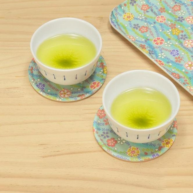 タツクラフト 友禅和紙コースター 5枚セット 梅桜 桜流れ 【Tk338】 303446_DA90140VC03