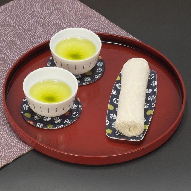 タツクラフト 友禅和紙コースター 5枚セット 小花 小紋 【Tk346】 303446_DA90140VC11