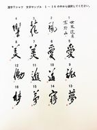 文化功労者 尾崎邑鵬 揮毫  漢字Tシャツ　Sサイズ（13.夢） 303446_WB001VC13