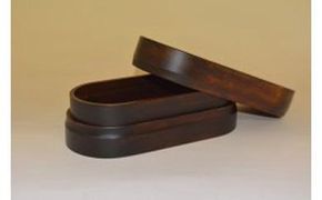 ◇紀州桧弁当箱 タイプ2 DBRナノコート【TN6】 303446_XB06