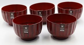 ◇かまくらお好み椀 根来 5個入り【TN58】 303446_XB90048