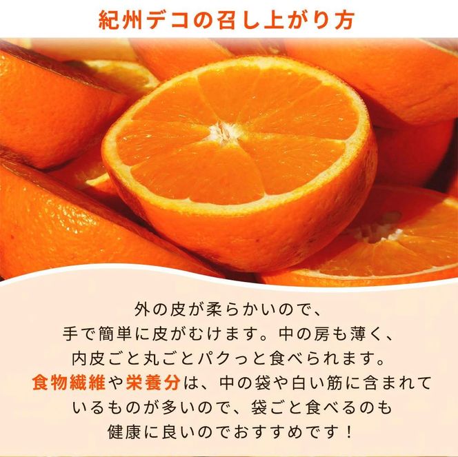 完熟紀州デコ(不知火) 約3kg　果肉プリプリ♪【2025年2月下旬以降発送】【先行予約】【UT42】 303446_XF035