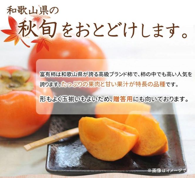 和歌山秋の味覚　富有柿　約４ｋｇ化粧箱入「2026年11月上旬以降発送予定」［UT50］ 303446_XF058