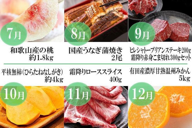 【魚鶴商店厳選！】人気の海幸山幸食べ比べ【定期便全12回】セットB【UT110】 303446_XF90002