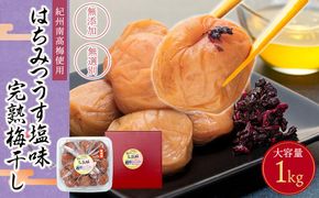 紀州南高梅使用 はちみつ うす塩味 完熟梅干し 無選別 1kg［TM144］ 303446_XH086