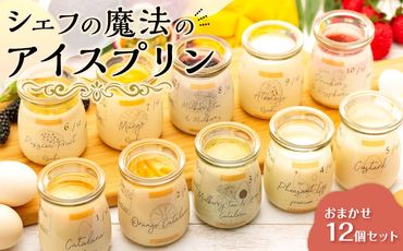 「【12個セット】魔法のアイスプリン～シェフの気まぐれワクワクシークレットBOX～【限定セット】」 464686_AC96