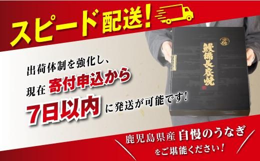 九州産うなぎ備長炭手焼蒲焼４尾　合計1000g以上 464686_AK37