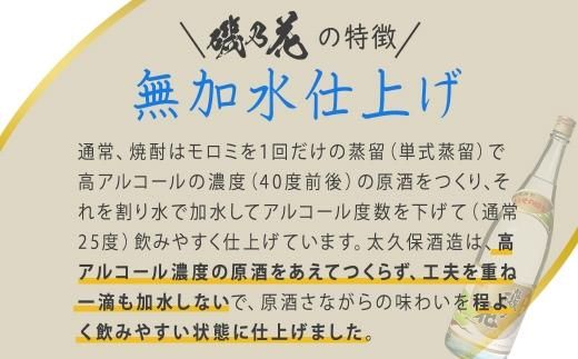 太久保酒造　復刻焼酎「磯乃花」1800ml（1本） 464686_BM029