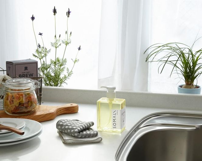 SOMALI ギフトJ ・台所セット(キッチンクリーナー・台所用石けん・かやおりふきん） 242161_AJ004